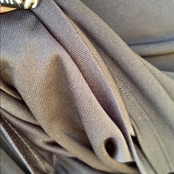 White House Black Market Black Ruching Sleeveless Lined Dress - Picture 8 of 11